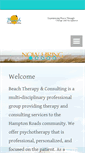 Mobile Screenshot of beachtherapyandconsulting.com